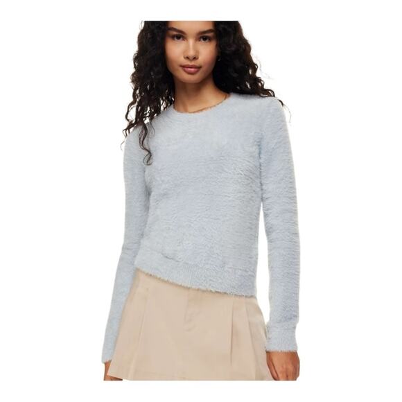Aritzia Sunday Best Riley Fuzzy Knit Sweater - Picture 1 of 6
